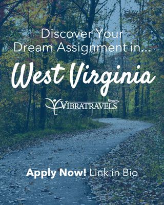 This week’s hot opportunity is in… West Virginia! 🌄🍂

We’re looking for passionate healthcare professionals ready for a rewarding assignment in the Mountain State. West Virginia offers a welcoming, tight-knit community, meaningful career opportunities, and some of the most breathtaking scenery in the country. 🏥✨

From hiking through the stunning trails of the Appalachian Mountains to whitewater rafting in the New River Gorge and soaking in peaceful country sunsets, West Virginia is perfect for outdoor enthusiasts and adventure seekers alike. Build your career, make a real impact, and enjoy a slower pace surrounded by natural beauty. 🥾🌊🌅

👉 Ready to explore what’s next? Check out opportunities at www.vibratravels.com
or download the VT Hub App! ✈️

#TravelHealthcare #HealthcareJobs #AlliedHealth #HealthcareCareers #WestVirginia #VibraTravels
