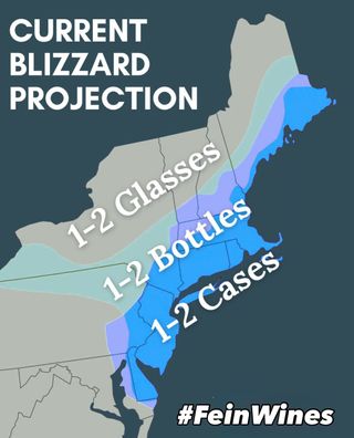 Stay safe, New York!  #feinwines #wineclub is here for you while you wait out the storm!  Link in bio.