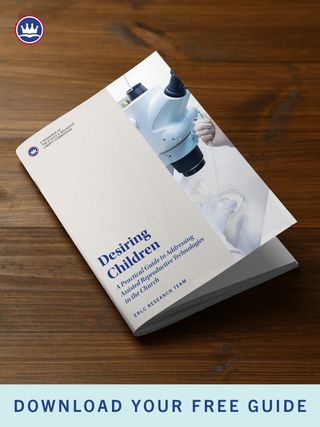 ‼️ 𝐍𝐄𝐖 𝐂𝐇𝐔𝐑𝐂𝐇 𝐆𝐔𝐈𝐃𝐄 𝐀𝐃𝐃𝐑𝐄𝐒𝐒𝐈𝐍𝐆 𝐀𝐑𝐓𝐈𝐅𝐈𝐂𝐈𝐀𝐋 𝐑𝐄𝐏𝐑𝐎𝐃𝐔𝐂𝐓𝐈𝐕𝐄 𝐓𝐄𝐂𝐇𝐍𝐎𝐋𝐎𝐆𝐈𝐄𝐒 ‼️

👶 Unfortunately, due to the fall in Genesis 3, the good desire to have children is often complicated by the devastating reality of infertility. 

In the United States, 12–15% of couples fail to conceive after a year of trying, and 10% of couples fail after two years. However, technological advances have made what seemed impossible now possible for some.

𝘽𝙪𝙩, 𝙟𝙪𝙨𝙩 𝙗𝙚𝙘𝙖𝙪𝙨𝙚 𝙬𝙚 𝙘𝙖𝙣, 𝙙𝙤𝙚𝙨 𝙞𝙩 𝙢𝙚𝙖𝙣 𝙬𝙚 𝙨𝙝𝙤𝙪𝙡𝙙?

Our brand new church guide, “Desiring Children,” is a practical guide to addressing artificial reproductive technologies to assist churches in navigating this complex and emotionally fraught issue from an explicitly Christian, pro-life framework.

📖 𝐃𝐨𝐰𝐧𝐥𝐨𝐚𝐝 𝐲𝐨𝐮𝐫 𝐟𝐫𝐞𝐞 𝐜𝐨𝐩𝐲 𝐚𝐭 𝐭𝐡𝐞 𝐥𝐢𝐧𝐤 𝐢𝐧 𝐨𝐮𝐫 𝐛𝐢𝐨.