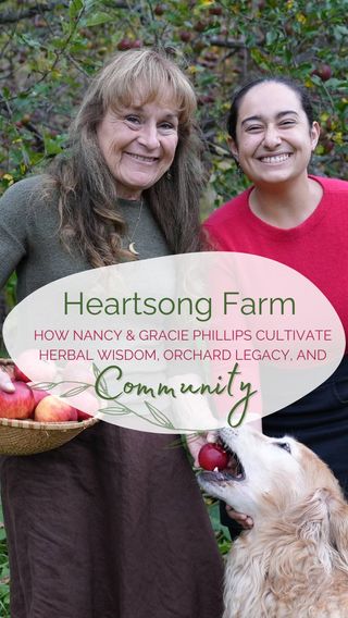 One of the great joys of teaching over the years has been watching students carry the work of herbalism into their own communities.

Today, I am delighted to introduce you to two of my dearest herbal friends—Nancy and Gracie Phillips of @heartsongfarm.nh  in northern New Hampshire.

I first met Nancy many years ago when she joined my apprentice program. She was already a skilled herbalist and farmer, but what struck me most was her kindness, joyfulness, and dedication. Over the years, I’ve watched her build a beautiful homestead, plant hundreds of heirloom Apple trees with her husband Michael, and raise Gracie in the traditions of herbalism and stewardship.

Now, Gracie stands beside her mother as a teacher in her own right.

They recently shared a video from their farm, reflecting on their journey and the impact of herbal education on their lives.

Tap the link in my bio @rosemarygladstar or comment  to learn about their story and connect with them!