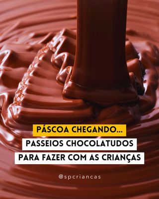 👉 Comente CHOCOLATE que envio o guia completo!

🐰🍫 Para já entrar no clima mais doce do ano, preparamos um guia especial de passeios chocolatudos para curtir com as crianças ✨

✨ visitas a fábricas de chocolate
🎢 parques de diversão
🏨 hotéis temáticos
🍬 oficinas onde os pequenos colocam a mão na massa

Tudo pensado para transformar cada passeio em memórias afetivas, despertar a curiosidade das crianças com chocolate, sim, mas principalmente com tempo de qualidade em família 🧡🐰

📸 Divulgação

#passear #passeioemfamilia #diversaoemfamilia #oquefazeremsp #spcriancas

https://saopauloparacriancas.com.br/dia-do-chocolate