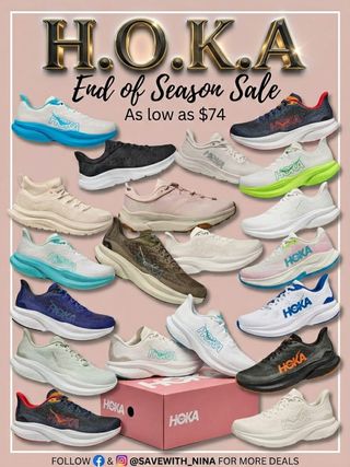 Run, don’t walk! 🏃💨 The HOKA End of Season Sale is finally here and prices are INSANE. We’re talking styles as low as $74 with Free Acount! 😱 Whether you need new road runners, trail shoes, or just want that plush walking comfort, now is the time to stock up. Sizes will go fast!

Tap the link in my bio to shop the sale now! 🛍️
👇 Tag a friend who needs a new pair of HOKAs!

https://brandcycle.shop/p3zul
Make sure to follow @SAVEWITH_NINA for daily deal alerts! ✨
#HOKA #HokaOneOne #RunningShoes #SaleAlert #DealFinder ShoeAddict FitnessOnABudget