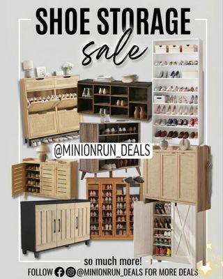 😍Drop 𝗔𝗡𝗬 𝗘𝗠𝗢𝗝𝗜 for 🔗 & details 

 Step up your entryway game! 👟✨ Say goodbye to the pile of shoes by the door and hello to organized bliss. We are seeing major price drops on shoe cabinets, benches, and racks today!
https://creatorlink.shop/49qxbp6

➡️You must follow me  first for the 🔗 to come thru

✅️ Check my bio for the l!nk if the dm didnt come thru 
@minionrun_deals 

#couponcommunity #discount #deals #clearance #viral