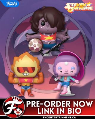 Coming Soon to Your Local Funko Retailer:

Funko Pop! Animation: Steven Universe 

Our Retail Partners:
Shak’s Pop Shop: http://shakspopshop.com/just-added
MyPops: https://www.mypops.ca/preorders
Amazon CA: https://amzn.to/4kHRLqb 
Amazon US: https://amzn.to/4kDFlQe 
EE: https://ee.toys/BD6GGB

#funko #funkocanada #ad #stevenuniverse