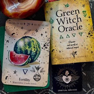 Thank you everyone that joined us tonight for Witchy Wednesday: ft. The Herbal Virgo 🌿♍️✨ 

The next Witchy Wednesday will be 3/25 ✨

Here is there Green Witch Oracle Card I pulled tonight. 

Watermelon 🍉: the nurture of elements around you is highlighted, and watermelon energy shows that you will reap what you have sewn. The wisdom of nature is at the forefront, and answers, discoveries and inspiration will be found there for you. Plan well, stick with things and look after those around you. Challenges may be a failure to connect with others and inauthenticity.

-Oz 🪬
•
•
•
#mexoterica #theherbalvirgo #witchy #wednesday #watermelon