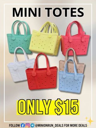 😍Drop 𝗔𝗡𝗬 𝗘𝗠𝗢𝗝𝗜 for 🔗 & details 

Mini Beach Tote Bags 
Only $15! 
https://walmrt.us/4sA6p5N

➡️You must follow me  first for the 🔗 to come thru

✅️ Check my bio for the l!nk if the dm didnt come thru 
@minionrun_deals 

#couponcommunity #discount #deals #clearance #viral