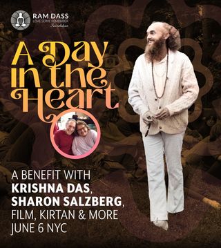 Dear Community -
On Saturday, June 6th, we’re gathering in NYC at the Church of St. Paul and St. Andrew on the Upper West Side for 

A Day in the Heart, a LSRF Benefit, and we’d love for you to join. It’s going to be a full day of satsang, storytelling, film, and live music, all in celebration of the legacy of Ram Dass.

🌷 @sharonsalzberg will guide meditation and speak from her own life on the path.
🌷 @krishnadasmusic , who traveled to India in 1970 and sat with Neem Karoli Baba alongside Ram Dass, leads the afternoon workshop with Sharon and closes the night with a full kirtan concert with his band.
🌷Raghu Markus opens the day.
And we’ll be screening Brilliant Disguise: The Samadhi of KC Tewari, followed by a Q&A with director David Silver, Krishna Das, and @raghujoel .