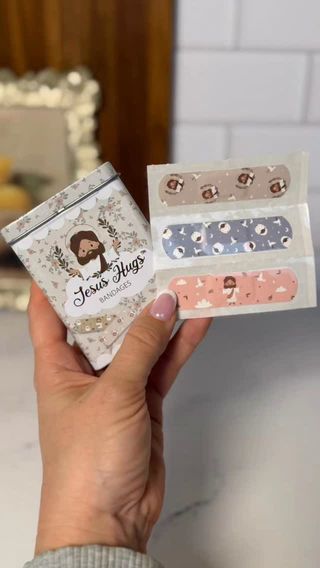 ✨Comment “shop” and I will send you the details on where to find these adorable Jesus hugs bandaids! 

✝️This Jesus Hugs bandage set is a parent must for Easter baskets and everyday boo-boos. It comes with 50 sterile bandages in five different faith-inspired designs that add a little comfort while covering cuts and scrapes. They’re latex-free, water-resistant, and come in a cute portable tin that’s easy to keep in your bag or first aid kit. Perfect for Easter baskets, church bags, or keeping on hand for little accidents.

#amazon #bandaids #amazonfinds #easterbasketideas #jesusbandaids
