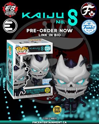 Pre-Order Now at EB Games and Entertainment Earth

Funko Pop! Animation: Kaiju No.8 - Kaiju No.8 (Uncontrollable) (Glow) Funko Special Edition

EB SKU: 804254

EE: https://ee.toys/BD6GGB

#funko #funkocanada #ad #kaijuno8