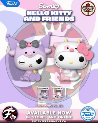 Landing Now at Your Local Comic Book and Specialty Retailers!

Funko Pop! Sanrio: Cow Cosplay (Funko Special Edition)

Our Retail Partners:
MyPops: https://www.mypops.ca/sanrio 

Contact your locally specialty retailer for availability.

#funko #funkocanada #ad #sanrio #hellokitty