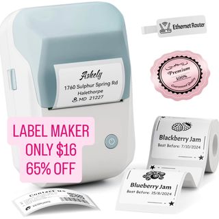 Bluetooth Label Maker for Home Kitchen
Original price: $45.99
Discount price: $15.99
Discount: 65% Code
Discount code: 6U2BLXWS 
https://amzn.to/4bHEgnB

✨The link can also be found in my bio @lovegooddeals