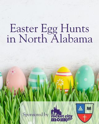 Ready, set, HUNT! 🐰🧺🌷

Don’t miss out on the best egg hunts in North Alabama! We’ve put together a GIANT list of Egg Hunts guaranteed to fill your kiddo's basket and fun meter.

A huge thank you to our friends at Ardent Preschool & Daycare for sponsoring this year’s list and helping us keep the Rocket City hopping!

Pro-Tip: If you’re short on time (or just want to stay in your pajamas), we’ve even included options on the list for the hunt to come to YOU. Check out the local groups that will 'Egg Your Yard!' 🏠🥚

Tap the link in our bio to find a hunt near you! 📲💖

https://www.rocketcitymom.com/blog/2026/03/03/easter-egg-hunts-bunny-sightings-huntsville-north-alabama/