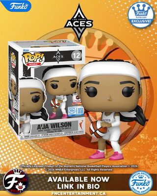 Available Now at Funko Shop Canada!

Funko Pop! WNBA: Las Vegas Aces - A’Ja Wilson (Funko Special Edition)

Funko CA: https://go.fncentertainment.ca/exclusives-ca
Funko US: https://go.fncentertainment.ca/exclusives-us

#funko #funkocanada #ad #wnba