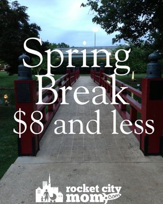 Spring Break fun for $8 or less? Yes, really. 🍕🌳✨

You don’t have to spend a fortune to make memories this week. We’ve done the legwork and found great activities that are easy on the wallet but big on fun. 🧺🙌

link in bio!!

https://www.rocketcitymom.com/blog/2026/03/01/spring-break-in-huntsville-kids-deals/