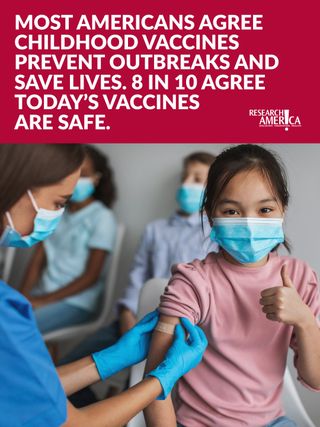 This week is #WorldImmunizationWeek, promoting the use of vaccines to protect people of all ages against disease. Did you know? Our recently commissioned survey found that nearly 8 in 10 Americans are confident in the safety of vaccines used today, and most Americans agree that childhood vaccines save millions of lives and protect communities from outbreaks of diseases.  

Gain more insights into Americans’ views on health research and medical progress with our public opinion surveys at the link in our bio.