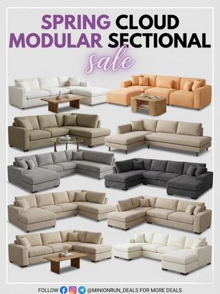 Comment “Send” and I will dm you the 🔗 

Spring cloud modular sectionals sale! 

➡️ https://go.sylikes.com/fakxcTOer2g9

Please double tap ❤️ before you go 😊
⭐️Find the deal in my BIO @couponbro or type the link above into your browser 
👉🏼Links are affiliated AD

Ty: @minionrun_deals 💫

@brosaves #CouponBro #DailyDeals #DealOfTheDay  #clearance #pricedrop