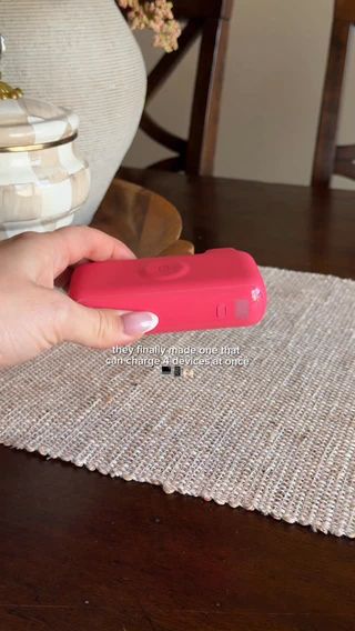 🙌🏻🔥I have a discount code today!!!! Comment “SHOP” and I will send the promo code and link right to you! This is my new absolutely favorite portable charger! It charges up to four devices at once and plugs right into the wall outlet!! 

#portablecharger #rorrycharger #portablepowerstation #portablepowerbank #amazon