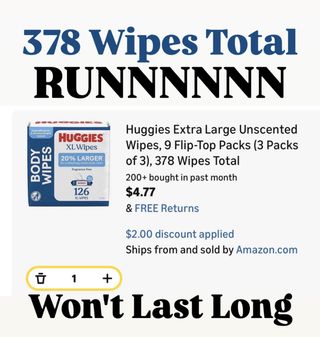 Comment “LINK” and I’ll send you the link to shop this product!🔥
✨$4.xx (REG $20) Huggies Extra Large Unscented Wipes, 9 Flip-Top Packs (3 Packs of 3), 378 Wipes Total

Clip $2 coupon!!

🌟 Follow first to unlock the link!
🔗 Tap the link in my bio @thefreebiegirls, then scroll to find this deal.

OR

Type this link in the browser
Ad https://amzn.to/4883w4a

(Links are affiliate no extra cost to you 💕)