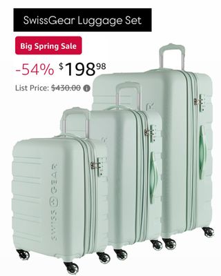 Comment “LINK” and I’ll send you the link to shop🔥
✨ SwissGear 7366 Signature Hardside Expandable Luggage with Spinner Wheels, TSA Lock, Cup-Holder, Clearly Aqua, 3-Piece Set (19/23/27)

🌟 Follow first to unlock the link!
🔗 Tap the link in my bio @thefreebiegirls, then scroll to find this deal.

OR

Type this link in the browser
Ad https://amzn.to/4te3KPk

(Links are affiliate no extra cost to you 💕)