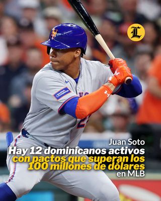 #BéisbolListín | La extensión este domingo por el lanzador Cristopher Sánchez con los Filis de Filadelfia volvió a confirmar el peso del talento dominicano en las Grandes Ligas.

Con su nuevo pacto, valorado en más de 107 millones de dólares por seis años, el zurdo se convirtió en el más reciente integrante de un grupo de solo 12 miembros: el de los peloteros dominicanos activos con contratos que superan los US$100 millones.

Encabezando la lista aparece Juan Soto, quien alcanzó con los Mets de Nueva York el contrato más grande no solo entre los dominicanos, sino en la historia de Grandes Ligas, al pactar por 15 años y 765 millones.

**Amplíe en el link de la bio**

#Millones #Dominicanos #MLB #ListínDiario