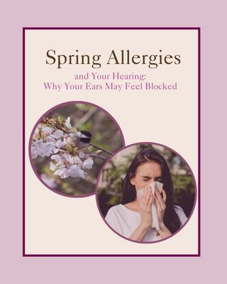 🌼 Spring Allergies & Your Ears 🌼

Sneezing, congestion, itchy eyes… and blocked ears? Yep—spring allergies can affect your hearing too.

When allergies cause inflammation, it can block the Eustachian tube (the part that helps balance ear pressure). This can lead to:
👂 Ear pressure or fullness
👂 Muffled hearing
👂 Popping or “plugged” sensations

The good news? These symptoms are usually temporary and improve as your allergies settle.

Tips to help relieve ear pressure:
✔️ Limit pollen exposure (keep windows closed, shower after being outside)
✔️ Use allergy treatments like antihistamines or nasal sprays
✔️ Stay hydrated
✔️ Try swallowing, yawning, or chewing gum

If your hearing doesn’t return to normal after allergy season, it may be time for a hearing assessment.

💬 Do your ears ever feel blocked in the spring? Let us know below! 

#hearing #ears #hear #spring #allergies HearingHealth EarHealth Audiology HealthyHearing AllergySeason BlockedEars MuffledHearing EarPressure WellnessTips HealthAwareness HearingCare EdmontonHealth