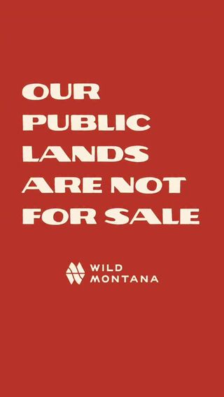 Together, we can draw a line in the dirt. 

#notforsale #keepitwild #montana #publicland