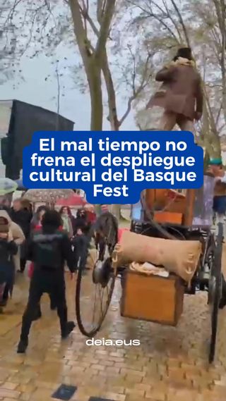 👉El clima no ha dado tregua en el Arenal a lo largo de la mañana de este Jueves Santo, pero la programación del Basque Fest ha sabido adaptarse para no defraudar a quienes se han acercado al corazón de Bilbao
📸 Pankra Nieto
📲Toda la información, en nuestra edición digital

#basquefest  #bilbao