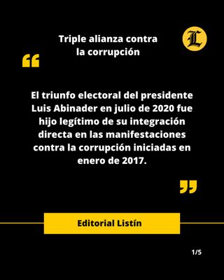 #EditorialListín | Fragmentos del editorial: “Triple alianza contra la corrupción”.

**Lea completo en el link en la bio**

#EditorialEnVoz #LoVivimosConElListín #ListínDiario
