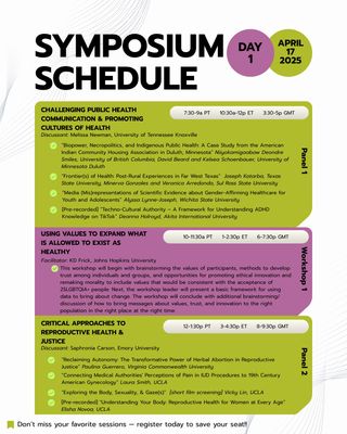 ✨💖 Excited to share the first workshop of the Authority & Health-Science-Knowledge Symposium! 💖✨ ——> scroll for details!

Facilitated by KD Frick, Professor at The Johns Hopkins University Carey Business School.

Register today: tinyurl.com/HSKSymposium