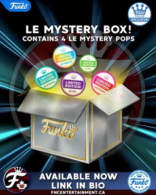 Available Now at Funko Shop Canada

Funko Limited Edition Mystery Box!

Funko CA: https://go.fncentertainment.ca/lebox-ca
Funko US: https://go.fncentertainment.ca/lebox-us

#funko #funkocanada #ad #mysterybox