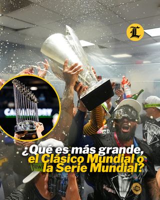 #BéisbolListín | A pocos días de haber finalizado la más reciente edición del Clásico Mundial de Béisbol, y a menos de 96 horas para el inicio de la temporada regular de las Grandes Ligas, es propicio examinar una de las preguntas que ha dominado el mundo del béisbol durante las últimas semanas: ¿qué es más importante, ganar el Clásico o la Serie Mundial?

Tan intenso ha sido el debate que la pregunta se coló en la cobertura oficial de la final del torneo, en la que Venezuela venció a Estados Unidos. 

Salvador Pérez, capitán del equipo y campeón de ambas competiciones. El receptor no le restó importancia a la Serie Mundial, asegurando que es la meta que se traza todo el que llega a Grandes Ligas, pero aseveró que es diferente representar a tu país.

"La Serie Mundial es el campeonato más importantes que tiene las Grandes Ligas, pero cuando tú juegas por tu país es un poquito más allá", dijo.

**Lea completo en el link en la bio**

#MLB #GrandesLigas #SerieMundial #ClásicoMundial #ListínDiario