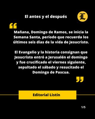 #EditorialListín | Fragmentos del editorial: “El antes y el después”.

*Lea completo en el link en la bio*

#EditorialEnVoz #LoVivimosConElListín #ListínDiario