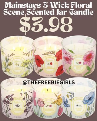 ✨ Crazy Deal Alert ✨$3.58 was $5.97
Mainstays 3-Wick Floral Scene Scented Jar Candle

👇 HOW TO SHOP
Comment “LINK” and I’ll send it to you 🔗
🌟 Follow + check bio @thefreebiegirls to grab this deal
(ad) https://walmrt.us/4tvzJuL

(affiliate links, no extra cost 💕)

[Candle, candle wick, jar candle, scented jar]