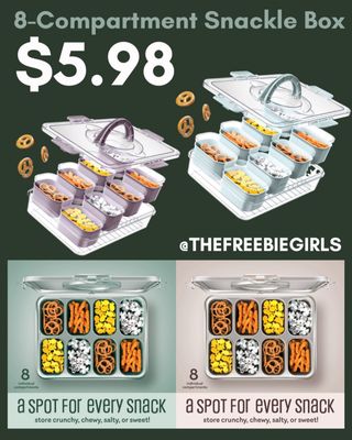 ✨ Crazy Deal Alert ✨$5.xx 
Cook With Color 8-Compartment Snackle Box, Charcuterie and Snack Container, Divided Serving Tray with Lids and Handle, Dishwasher Safe

👇 HOW TO SHOP
Comment “LINK” and I’ll send it to you 🔗
🌟 Follow + check bio @thefreebiegirls to grab this deal
(ad) https://walmrt.us/4dpOqdZ

(affiliate links, no extra cost 💕)

[Snack, snack box]
