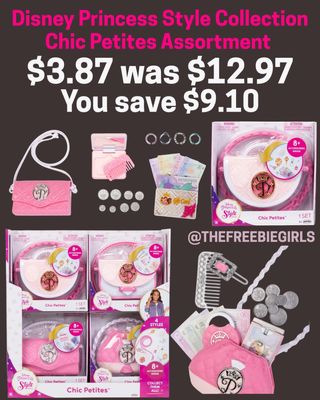 ✨ Crazy Deal Alert ✨
Disney Princess Style Collection Chic Petites 👑
💰 Now $3.87 (Was $12.97)

Perfect little surprise gift or add-on toy for your little one 💖

👇 HOW TO SHOP
Comment “LINK” and I’ll send it to you 🔗
🌟 Follow + check bio @thefreebiegirls to grab this deal
https://walmrt.us/4bWb9Mf (ad)

(affiliate links, no extra cost 💕)

[disney princess toys, kids toy deals, affordable toys, girls toys, toddler toys, budget toy finds, gift ideas for kids, disney toys sale]