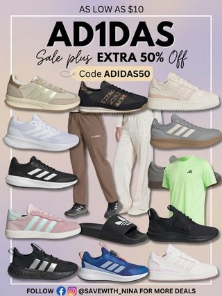 🛍️Comment “Me” and I’ll send you the direct link to shop

ADIDAS MEGA SALE! 🚨 As low as $10!
Get an EXTRA 50% OFF with code: ADIDAS50.

Things are going fast!
https://mavely.app.link/GulDIvVeg2b
#adidas #adidasonline #sneakerdeals