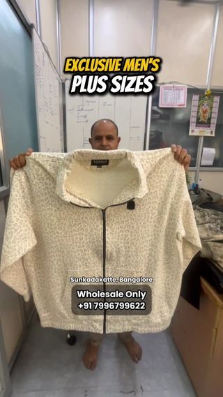 Exclusive Plus Size Menswear Manufacturer in Bangalore – Up to 10XL

✔️ Specialized only in Plus Size Menswear
✔️ Sizes available from 38 inches up to 60 inches
✔️ Trendy designs with premium brand-level fitting & finishing

👖 Product Highlights:
1️⃣ Jeans & Cargo Pants
2️⃣ Joggers & Cotton Trousers
3️⃣ Bermudas & Summer Wear
4️⃣ Men’s Zipper Jackets
5️⃣ Digital Print Shirts
6️⃣ Satin Shirts
7️⃣ Plus Size T-Shirts & Shirts

🔥 New Summer Collection Available
💯 Quality Guaranteed – Fit, Finish & Durability
📦 MOQ: 50 pieces

👉 Wholesale Only | Direct Supplier

📲 To watch the full supplier video with product prices & contact details,
Download the FactoryFeed App

💬 Comment “APP” to get the link via DM

Only Wholesale!!!

#bangalorewholesale #plussizemenswear #bigsizefashion #wholesaleclothing #garmentmanufacturer