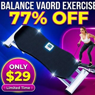 Balance Board for Adults, Rock Stepper for Exercise at Home, Simulate Ski Machine with Resistance Band & LCD Display
Original price: $89.99
Discount price: $29.99
Discount: 50% Code+ 22% Coupon
Discount code: 96W9ZE7F 
https://amzn.to/47U4tx3

🥳 ✨The link can also be found in my bio @minionrun_deals