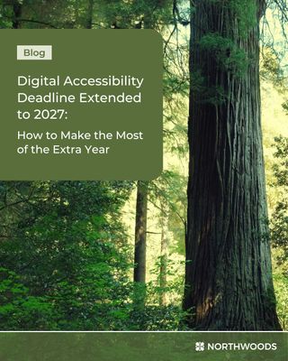 The ADA web accessibility deadline just got extended. Here's what it means for your organization.

Large public entities now have until April 26, 2027. Smaller ones until April 26, 2028.

This extra year gives businesses an opportunity to stop doing accessibility wrong.

The pattern we keep seeing across organizations is:
✅ Yes, automated scans pass
❌ But, real users still can't access the content

We’ve seen alt text that technically exists but says nothing. PDFs that look structured but fall apart for keyboard users. You can pass a compliance check and still completely fail the people you're trying to reach.

Accessibility isn't just an IT problem. It touches every team, including marketing, operations, HR, and legal. Every email, document, webpage, and campaign asset is either a barrier or a bridge.

Businesses need to utilize this window to:

→ Audit what they have and prioritize what matters most
→ Train the people creating content, not just the ones fixing it
→ Build accessibility into how they operate day-to-day

Accessibility is a business and an ethical standard.

How is your organization approaching the new deadlines?

Check out our latest blog here: https://nwsdigital.me/41OO49L. (Link in bio)