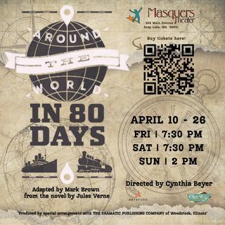 🌍✈️ The ultimate adventure hits the stage!

Get ready for Around the World in 80 Days at Masquers Theater! Join fearless adventurer Phileas Fogg and his loyal companion as they race around the globe in a daring wager to circle the world in just 80 days.

From stampeding elephants and raging typhoons to runaway trains and hilarious mishaps, this fast-paced comedy brings Jules Verne’s classic adventure to life with creativity and nonstop fun. Even more amazing—just five actors play 39 characters across seven continents!

🎭 April 10–26
📍 Masquers Theater
🎟️ Get show details and tickets here: https://www.masquers.com/80days

Grab your friends and family and experience the thrill, laughter, and theatrical magic of this whirlwind journey around the world—no passport required!

#AroundTheWorldIn80Days #MasquersTheater #LiveTheater #supportlocalarts 

Paid promotions sponsored by @masquerstheater