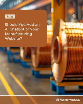Everyone's pitching AI chatbots as the fast track to more leads on your manufacturing website. The reality? For plenty of B2B manufacturers, they become an expensive widget that quietly breaks the user experience.

The difference between a chatbot that delivers ROI and one that doesn't almost always comes down to the questions you ask before you buy.

Questions like:
→ What problem are you actually trying to solve?
→ Who are your real site visitors — technical buyers or early-stage researchers?
→ Do you have the content to support a chatbot, or will it just surface your gaps?
→ Who owns it when the bot gives a wrong answer?

Our latest blog from Matthew Karge offers manufacturing marketers a practical go/no-go framework to evaluate whether a chatbot belongs on your site right now, or whether faster, cheaper fixes (better FAQs, stronger site search) would move the needle more.

Read the article here: https://nwsdigital.me/4ceveio. (Link in bio)

#ManufacturingMarketing #AIStrategy #B2BMarketing #DigitalMarketing