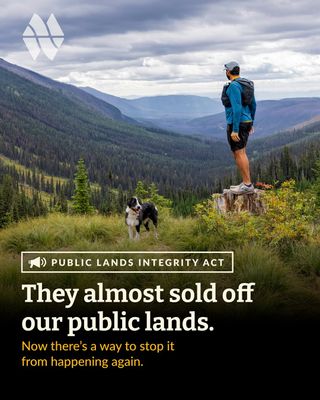 Public lands should never be quietly traded away behind closed doors.

The Public Lands Integrity Act would bring transparency and public process to any future attempt to sell federal public lands.

Montanans have already made their voices heard. Now it’s time for Congress to listen.

Tell Senators Daines & Sheehy to support the Public Lands Integrity Act.

Take Action- Link in bio!