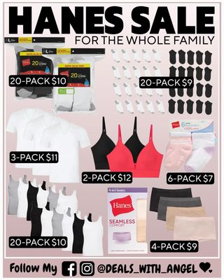 Comment “Send” and I will dm you the 🔗 

Hanes for the family is on sale right now. Basics for different ages are included and there are more options available to choose from while the sale is active.

➡️ https://go.sylikes.com/faro76CXXcBr

Please double tap before you go
Find the deal in my BIO @couponbro
👉🏼Links are affiliated AD

Ty: @deals_with_angel 💫

@brosaves #Hanes #BasicsWear #EverydayClothing #FamilyStyle #SaleAlert