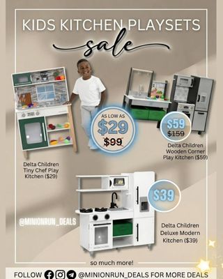 😍Drop the word "NOW" for 🔗 & details 

🔥Low prices on kids play kitchen sets! 
https://www.minionrundeals.com/walmart/SLGwzxJ

➡️You must follow me  first for the 🔗 to come thru

✅️ Check my bio for the l!nk if the dm didnt come thru 
@minionrun_deals 

#couponcommunity #discount #deals #clearance #viral