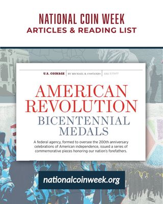 From the #NationalCoinWeek Articles & ANA Reading List! ⬇️

In this special NCW exclusive featured article "American Revolution Bicentennial Medals," learn how these medals were created and sold, funding national celebrations and leaving behind a fascinating collectible legacy from 1972-1976. This article was originally published in the July 2015 issue of the The Numismatist.

Dive into the full article and explore more features on http://nationalcoinweek.org - visit our bio link today! 

#Numismatics #America250 #CoinCollecting #AmericanNumismatic
