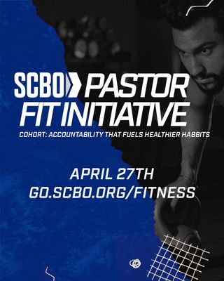 Consistency is easier with the right people around you.
Join a group of pastors for monthly check-ins, practical next steps, and personalized fitness guidance to help you keep moving forward.

Spots are limited - register today! 👉 http://go.scbo.org/fitness