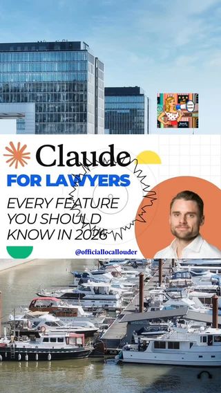 Claude for Lawyers 🤖⚖️ Every Feature You Should Know in 2026

Most legal teams use Claude like a search engine: type a question, get a wall of text.

But Claude has five features built specifically for legal work that most firms don't even know exist.

Liam Barnes has trained legal teams on these exact features and watched partners go from skeptics to running full due diligence workflows in a single session.

This is the complete walkthrough. 🎯

📋 What You'll Learn
▪️ How to structure legal prompts using the 5-Part Formula (Context, Task, Standards, Tone, Format)
▪️ How to set up Claude Projects so every conversation starts with your matter context loaded
▪️ How to build Custom Skills that enforce your firm's playbook on every review
▪️ How Cowork plans, executes, and delivers contract comparison spreadsheets with approval checkpoints
▪️ How the Legal Plugin's slash commands review contracts against your firm's specific positions

Visit 🔗 https://tinyurl.com/claude-for-lawyers or link in bio to view the full video!

#aiforlawyers #claudeai #legaltech