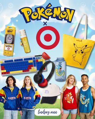 The Pokémon x Target collab is HERE 🔥⚡ Kanto jackets, Pikachu totes, a Pokémon keyboard, headphones and more drop online tomorrow at 9am ET. Stores were already going crazy today. Limit 4 per size/color so don’t wait. Comment “POKEMON” for the 🔗 to browse now!