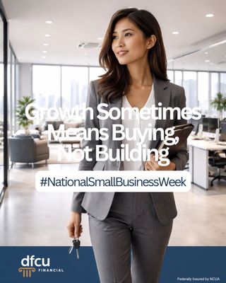Growth sometimes means buying, not building.

From partner buyouts to investment property purchases, acquisitions can be complex and timing matters.

Our commercial bankers provide merger and acquisition financing to help businesses grow strategically, with personalized guidance every step of the way. Because big decisions deserve more than a one‑size‑fits‑all approach.

👉 Visit the link in our bio and talk to a commercial banker about acquisition financing.