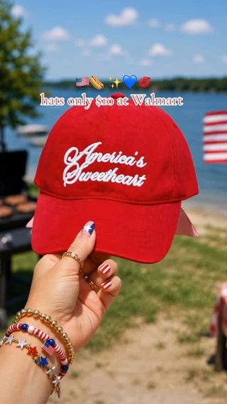 #ad shop here https://walmrt.us/4d7LIb9

Say SHOP PLEASE and I can send you the link to these $10 ♥️🍔✨💙💋🇺🇸 hats at Walmart! Perfect for summer and July 4th events! 

Also linked in my bio under “Walmart Storefront” 

#walmartpartner